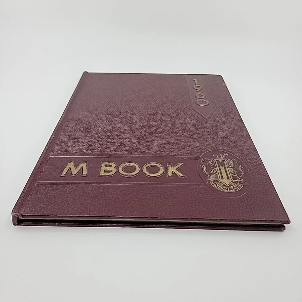 1960 Yearbook Monroe High School Wisconsin WI - M Book - Many Signatures